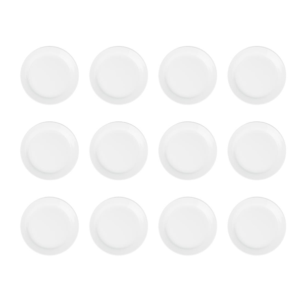 Olympia Athena Narrow Rimm (12 Pack)ed Plates 165mm (12 Pack)