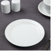 Olympia Athena Narrow Rimm (12 Pack)ed Plates 165mm (12 Pack)