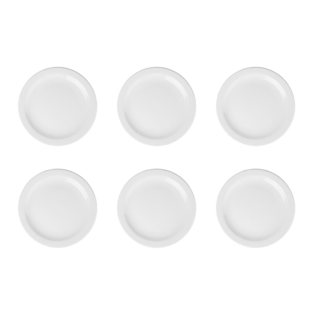 Olympia Athena Narrow Rimmed Plates 284mm (6 Pack)