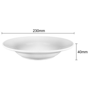 Olympia Athena Rimmed Soup Bowls (6 Pack)