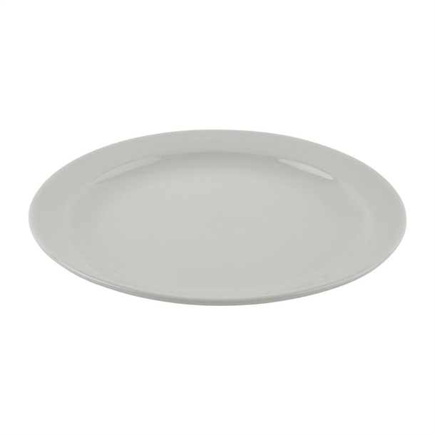 Olympia Athena Narrow Rimmed Plates 226mm (12 Pack)
