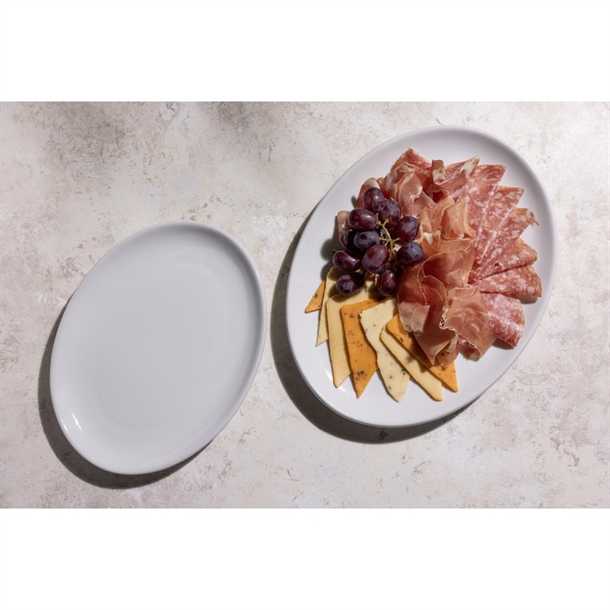 Olympia Athena Oval Coupe Plates (12 Pack) Olympia Athena Oval Coupe Plates (12 Pack)