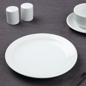 Olympia Athena Narrow Rimmed Plates 205mm (12 Pack)