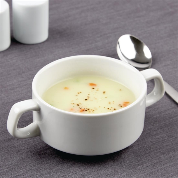 Bulk Buy Olympia Athena Stacking Soup Bowls (24 Pack)