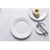 Olympia Whiteware Wide Rimmed Plates 250mm (12 Pack) Olympia Whiteware Wide Rimmed Plates 250mm (12 Pack)