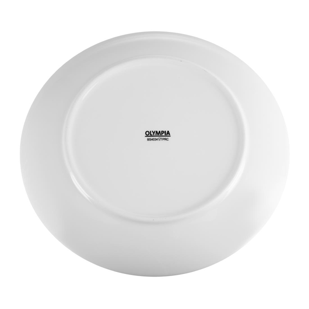 Olympia Whiteware Coupe Plates 250mm (12 Pack) Olympia Whiteware Coupe Plates 250mm (12 Pack)
