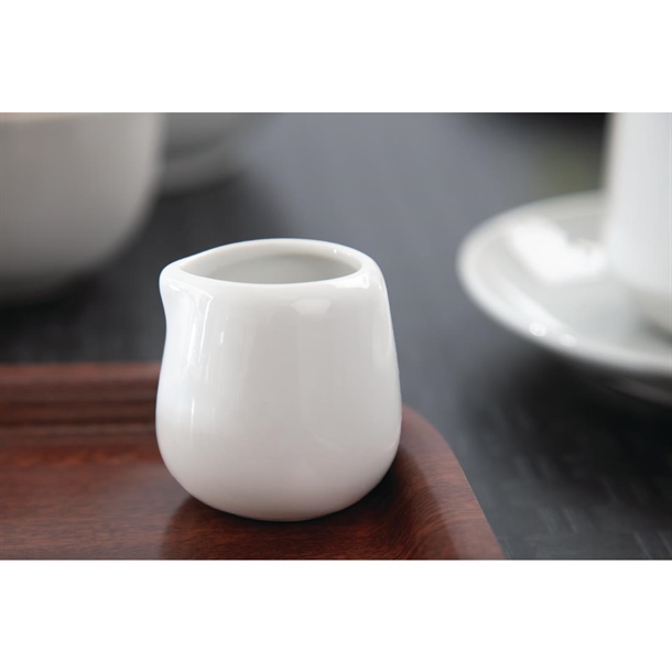 Olympia Whiteware Cream & Milk Jugs 43ml (12 Pack) Olympia Whiteware Cream & Milk Jugs 43ml (12 Pack)