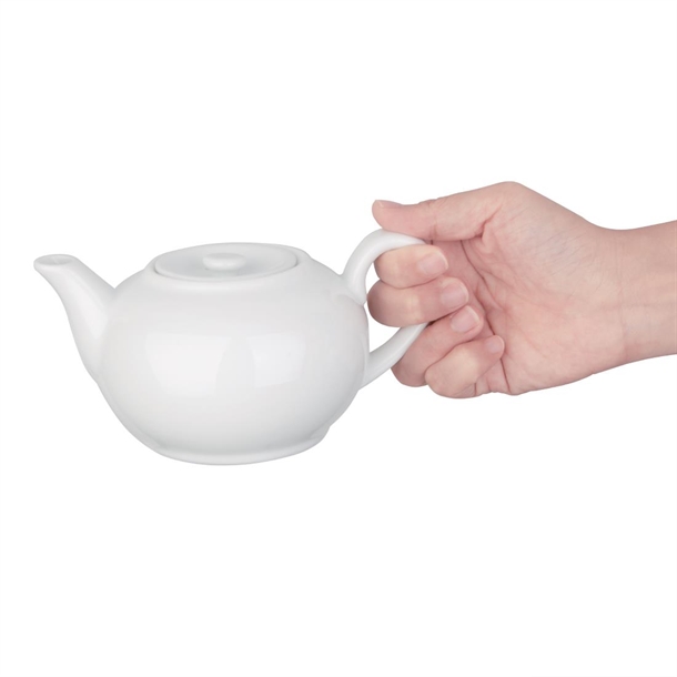 Olympia Whiteware Teapots 426ml (4 Pack) Olympia Whiteware Teapots 426ml (4 Pack)
