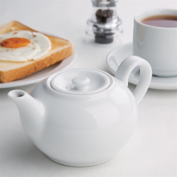 Olympia Whiteware Teapots 426ml (4 Pack) Olympia Whiteware Teapots 426ml (4 Pack)