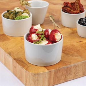 Olympia Whiteware Contemporary Ramekins 90mm (12 Pack)