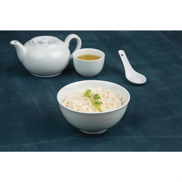 Olympia Whiteware Rice Bowls 130mm 390ml (12 Pack)