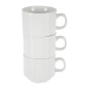 Olympia Whiteware Stacking Tea Cups 7oz 200ml (12 Pack) Olympia Whiteware Stacking Tea Cups 7oz 200ml (12 Pack)