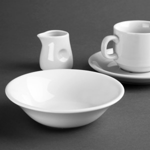 Olympia Whiteware Oatmeal Bowls 150mm 300ml (12 Pack)