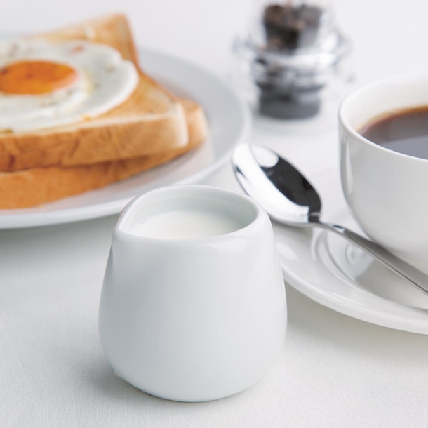 Olympia Whiteware Cream & Milk Jugs 85ml (12 Pack)