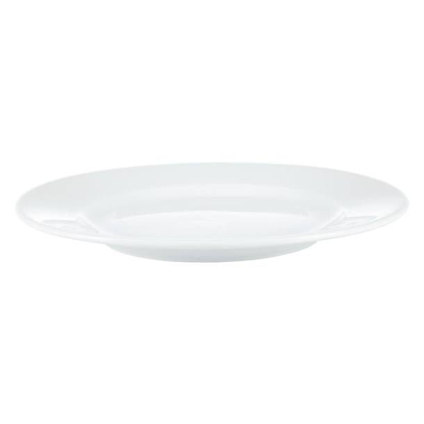Olympia Whiteware Wide Rimmed Plates 202mm (12 Pack) Olympia Whiteware Wide Rimmed Plates 202mm (12 Pack)