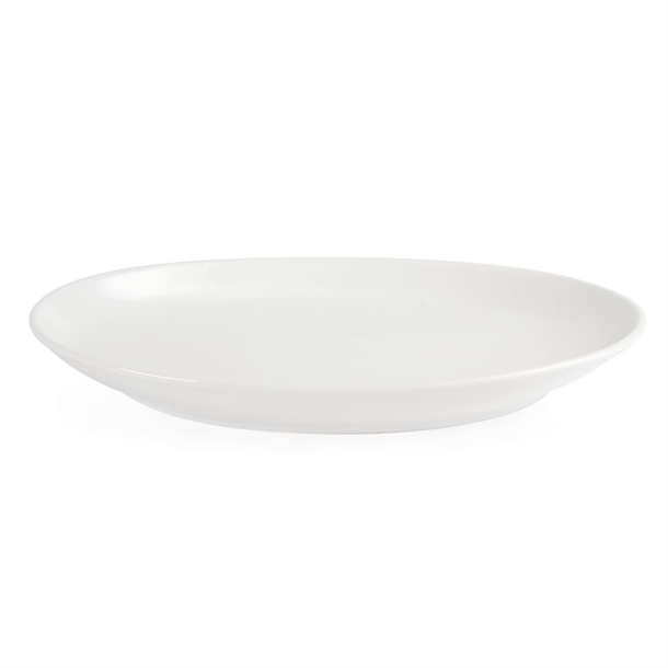 Olympia Whiteware French Deep Oval Plates 365mm (2 Pack) Olympia Whiteware French Deep Oval Plates 365mm (2 Pack)