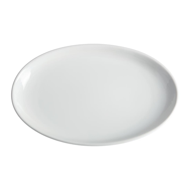 Olympia Whiteware French Deep Oval Plates 365mm (2 Pack) Olympia Whiteware French Deep Oval Plates 365mm (2 Pack)