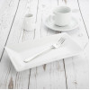 Olympia Whiteware Serving Rectangular Platters 250x 150mm (4 Pack) Olympia Whiteware Serving Rectangular Platters 250x 150mm (4 Pack)