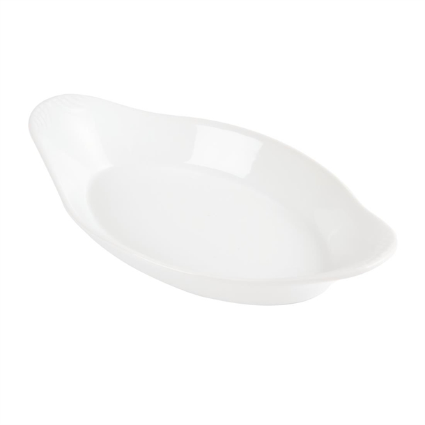 Olympia Whiteware Oval Eared Dishes 229 x 127mm (6 Pack) Olympia Whiteware Oval Eared Dishes 229 x 127mm (6 Pack)