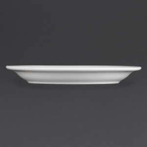 Olympia Whiteware Narrow Rimmed Plates 200mm (12 Pack)