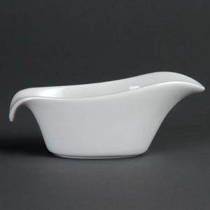 Olympia Whiteware Gravy Boats 85ml 3oz (6 Pack)