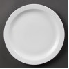 Olympia Whiteware Narrow Rimmed Plates 280mm (6 Pack)