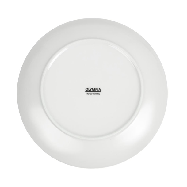 Olympia Whiteware Coupe Plates 230mm (12 Pack) Olympia Whiteware Coupe Plates 230mm (12 Pack)