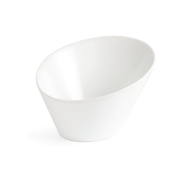 Olympia Whiteware Oval Sloping Bowls 154x 133mm 335ml (4 Pack) Olympia Whiteware Oval Sloping Bowls 154x 133mm 335ml (4 Pack)