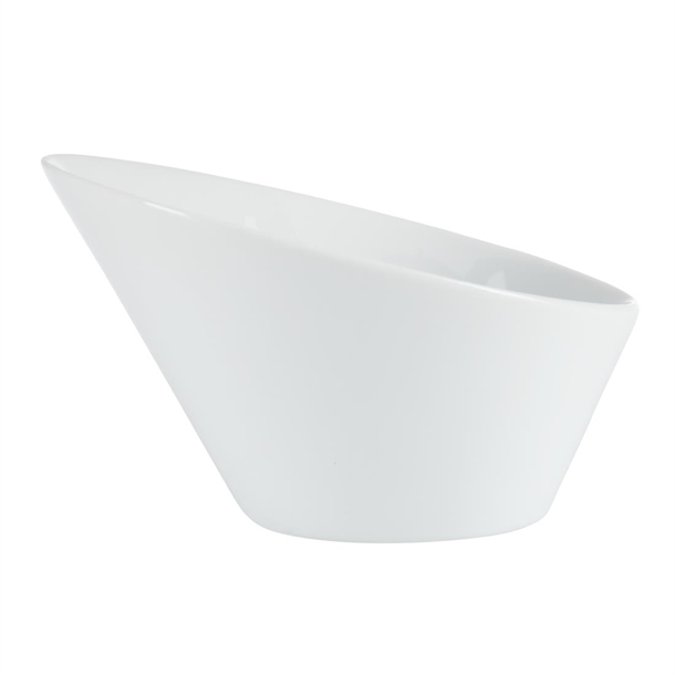 Olympia Whiteware Oval Sloping Bowls 154x 133mm 335ml (4 Pack) Olympia Whiteware Oval Sloping Bowls 154x 133mm 335ml (4 Pack)