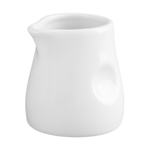 Olympia Whiteware Dimpled Milk Jugs 70ml (6 Pack)