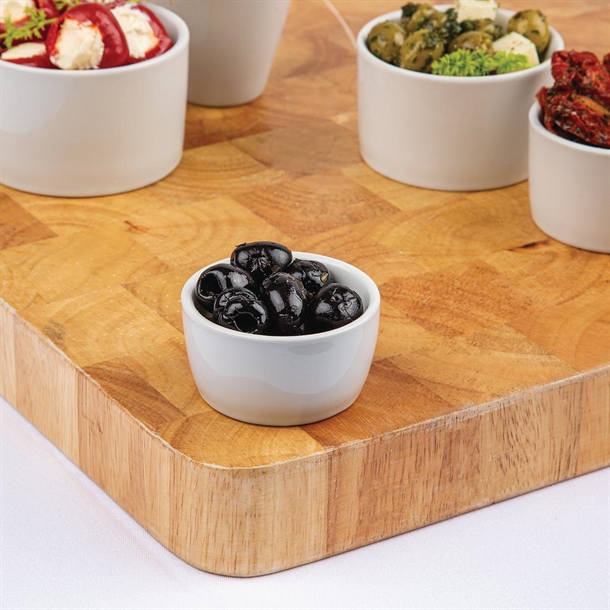 Olympia Whiteware Butter Dish 62.5mm (12 Pack)