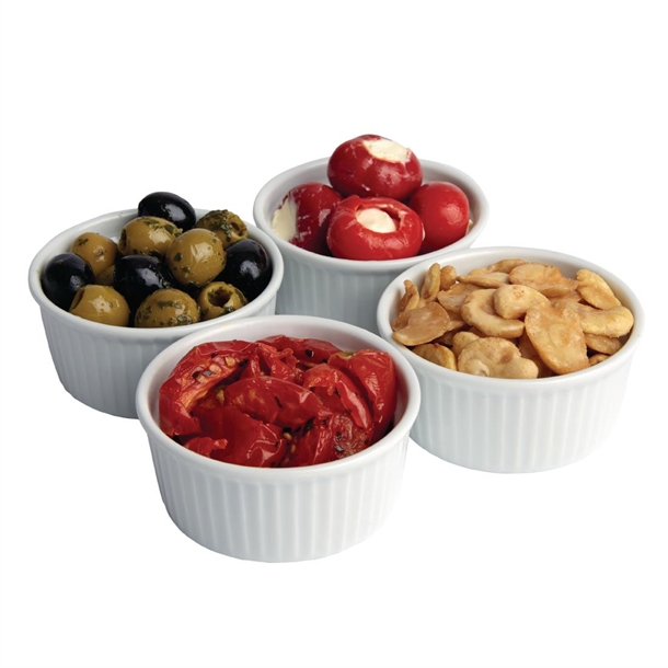 Olympia Whiteware Ramekins 80mm (12 Pack)