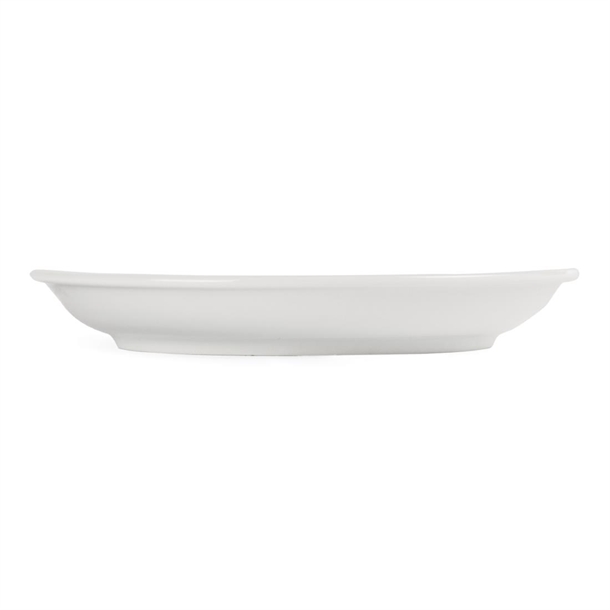 Olympia Whiteware Cappuccino Saucers 160mm (12 Pack) Olympia Whiteware Cappuccino Saucers 160mm (12 Pack)