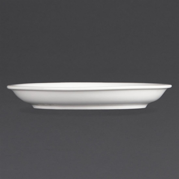 Olympia Whiteware Cappuccino Saucers 160mm (12 Pack) Olympia Whiteware Cappuccino Saucers 160mm (12 Pack)
