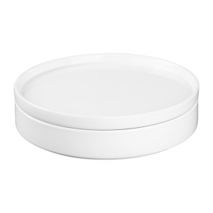 Olympia Whiteware Flat Walled Bowl - 270mm (4 Pack)