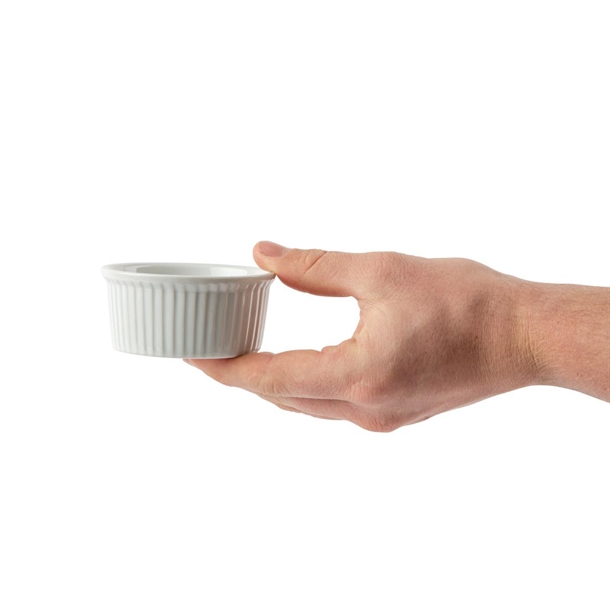 Olympia Whiteware Ramekins 85mm (12 Pack) Olympia Whiteware Ramekins 85mm (12 Pack)