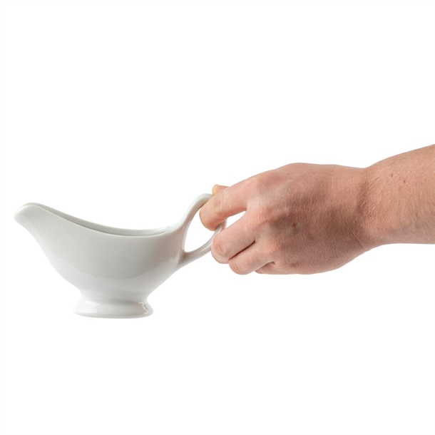 Olympia Whiteware Gravy Boats 215ml Olympia Whiteware Gravy Boats 215ml