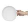 Olympia Whiteware Flat Walled Bowl - 215mm (4 Pack) Olympia Whiteware Flat Walled Bowl - 215mm (4 Pack)