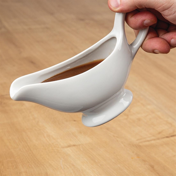 Olympia Whiteware Gravy Boats 215ml Olympia Whiteware Gravy Boats 215ml