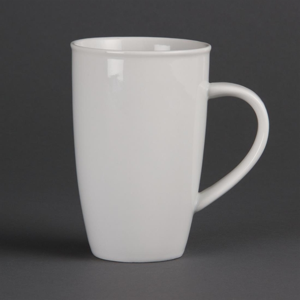 Olympia Whiteware Latte Mugs 400ml (6 Pack) Olympia Whiteware Latte Mugs 400ml (6 Pack)