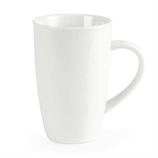 Olympia Whiteware Latte Mugs 400ml (6 Pack) Olympia Whiteware Latte Mugs 400ml (6 Pack)