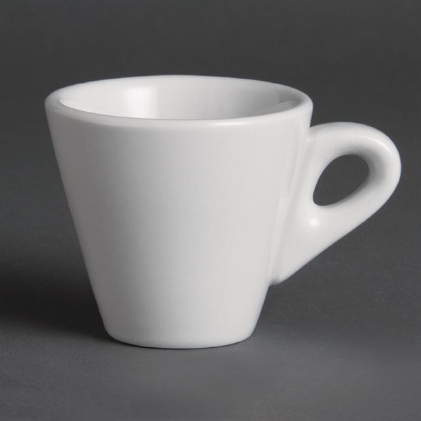 Olympia Whiteware Conical Espresso Cups 60ml (12 Pack) Olympia Whiteware Conical Espresso Cups 60ml (12 Pack)