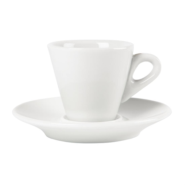 Olympia Whiteware Conical Espresso Cups 60ml (12 Pack) Olympia Whiteware Conical Espresso Cups 60ml (12 Pack)