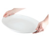 Olympia Whiteware French Deep Oval Plate 500mm