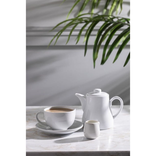 Olympia Whiteware Teapots 483ml (4 Pack) Olympia Whiteware Teapots 483ml (4 Pack)