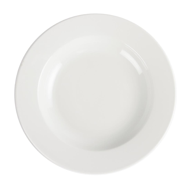 Olympia Whiteware Deep Plates 270mm 430ml (6 Pack) Olympia Whiteware Deep Plates 270mm 430ml (6 Pack)