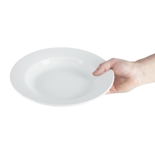 Olympia Whiteware Deep Plates 270mm 430ml (6 Pack) Olympia Whiteware Deep Plates 270mm 430ml (6 Pack)