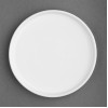 Olympia Whiteware Flat Round Plates 210mm (6 Pack)
