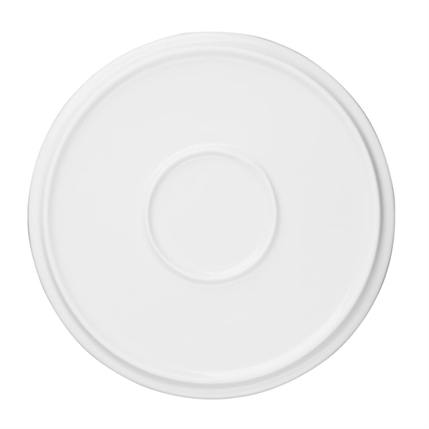 Olympia Whiteware Flat Round Plates 210mm (6 Pack)