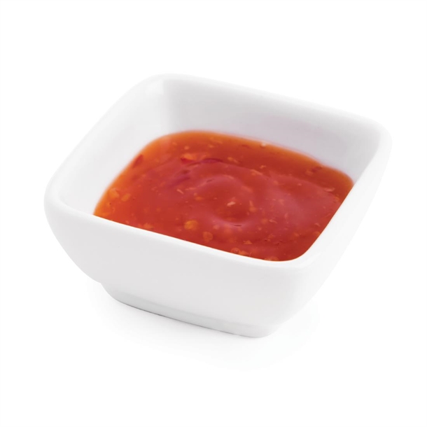 Olympia Whiteware Miniature Rounded Square Dishes 60mm (12 Pack) Olympia Whiteware Miniature Rounded Square Dishes 60mm (12 Pack)